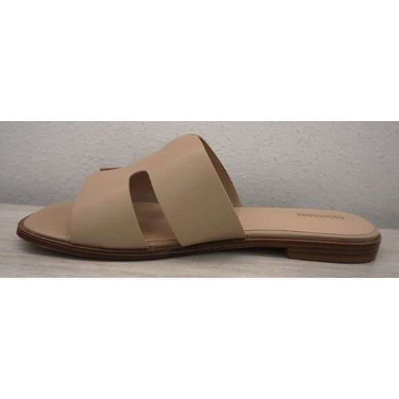 Cushionaire Women's Sz 12W Tan Voyage Slide Sandals + Memory Foam - Picture 6 of 16